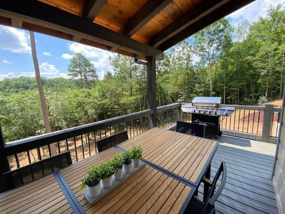 The Llaguna Lodge - New Cabin, Sleeps 10, Fire Pit, Hot Tub, In Blue Ridge , Ga Exterior photo